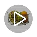 Craft Brio -A TRENDY HANDICRAFTS Multi-Purpose Metal & Gold Finish Wire Round Basket (Gold, Medium, 9.5 X 10 X 5 Ht) Pack Of 1 view 2