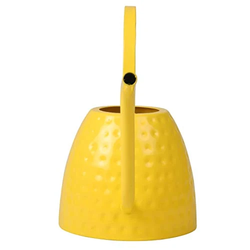 Craft Brio -A TRENDY HANDICRAFTS 1 L Green/Yellow Hammered Metal Watering Can (9.2 H X 11.5 L) view 5