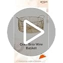 Craft Brio -A TRENDY HANDICRAFTS Cast Iron Gold Plated Decorative Wire Round Basket Diwali Gifting(Gold, 10 Inch Diameter, 5 Inches Height) view 2