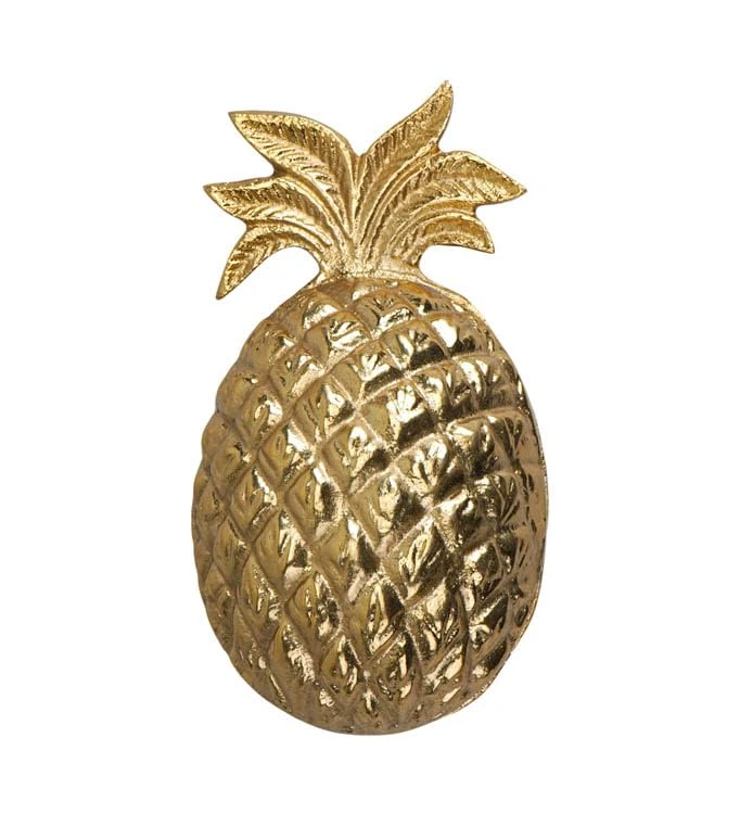 Craft Brio -A TRENDY HANDICRAFTS Gold Plated Aluminium Casting Pineapple Tealight Candle Holder Decorative Candle Stand for Home Party and Wedding (7 X 4 X 3.5 inches) view 8