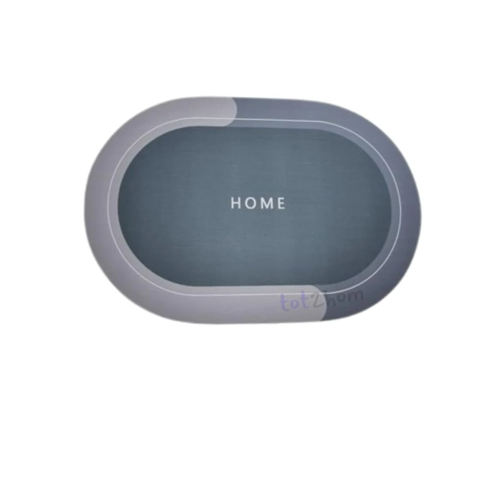 Tot2Hom Floor Mat 60 X 40 CM Anti Skid Rubber Quick Water Absorbent Door Mat | Machine Washable Soft Microfiber Waterproof Mat | Bedroom, Shower Room, Kitchen | Pack of (2, Bath Room) view 8