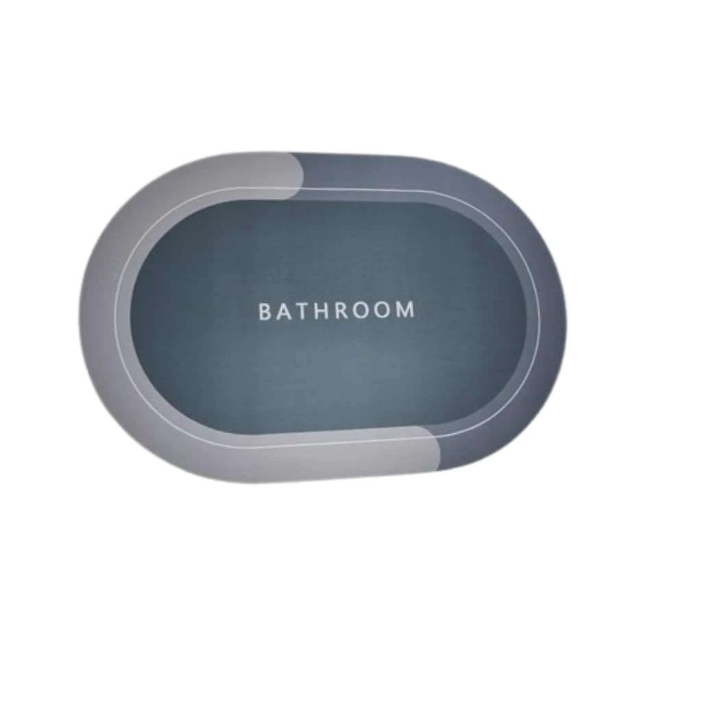 Tot2Hom Floor Mat 60 X 40 CM Anti Skid Mat for Bathroom, Water Absorbent Door Mat | Bathroom Mat | Rubber Door Mats for Home, Bedroom, Shower Room, Kitchen, Balcony | Pack of (3, Bath Room)