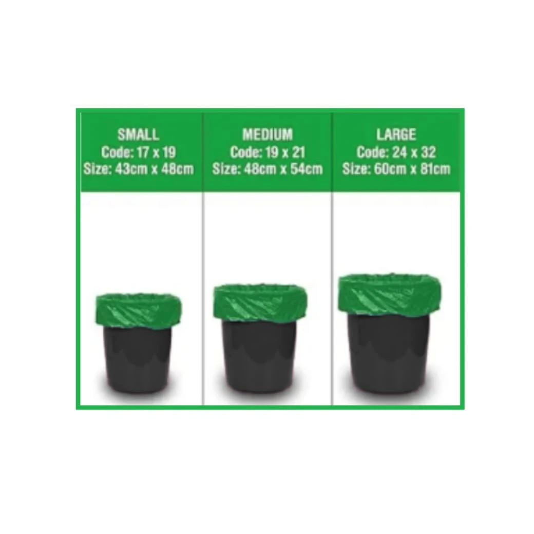 Tot2hom Green Garbage Bags Medium Size 19 x 21 Inches – Pack of 12 Roll - 360 Bags | with Tie-String | Strong Leak-Proof Dustbin Covers/waste bag/trash bag for Home, Office, Kitchen, Bathroom view 6