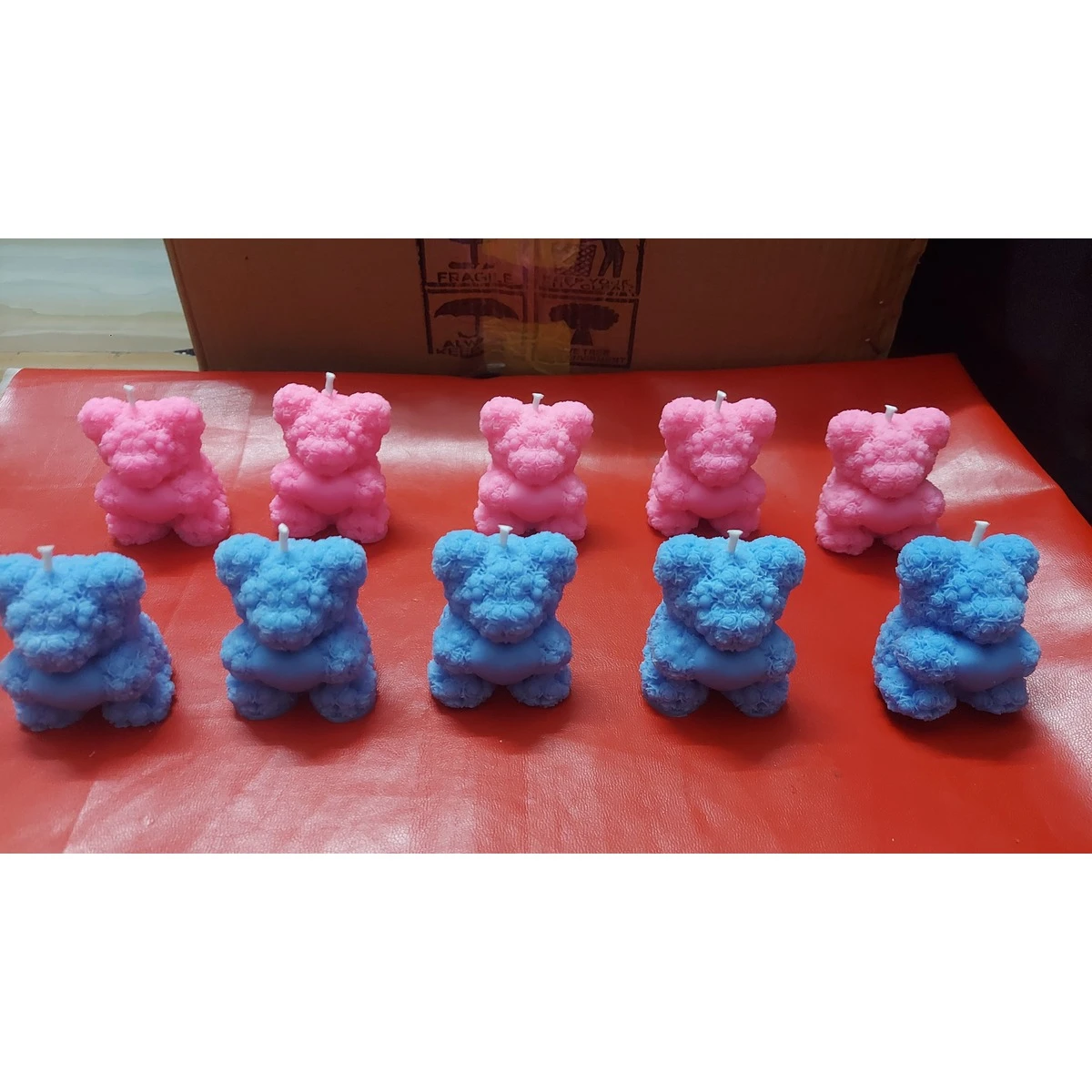 Medium Teddy Bear Candle view 2