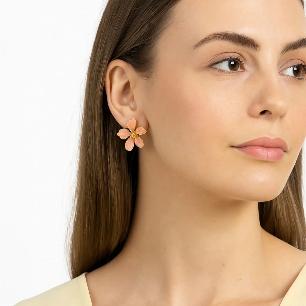 Tahaniya Korean Stud Earrings Stud Earring view 2