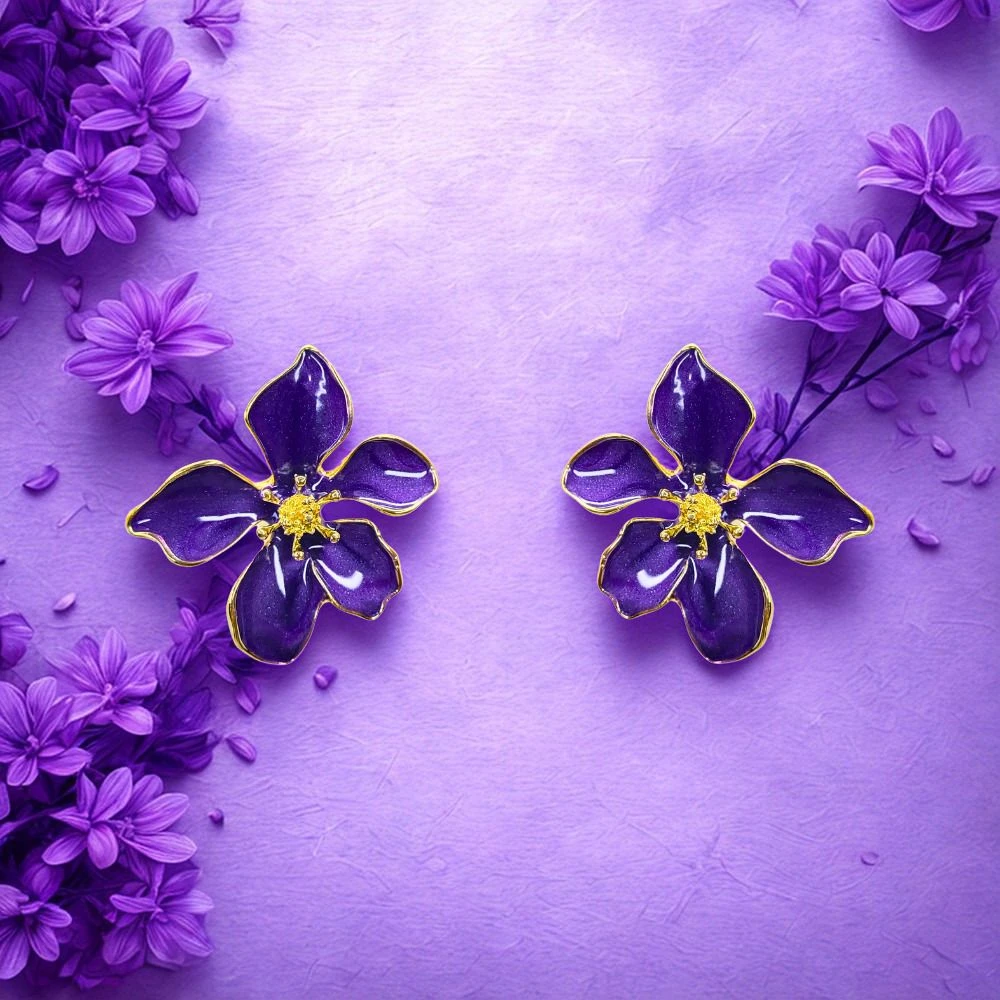 Tahaniya Korean Stud Earrings Stud Earring view 3