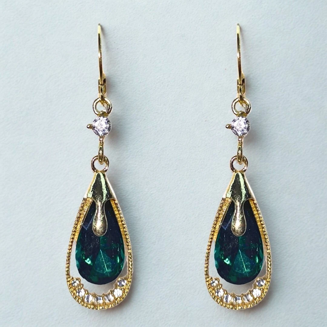 Tahaniya Tear Drop Korean Earrings Drops & Danglers view 5