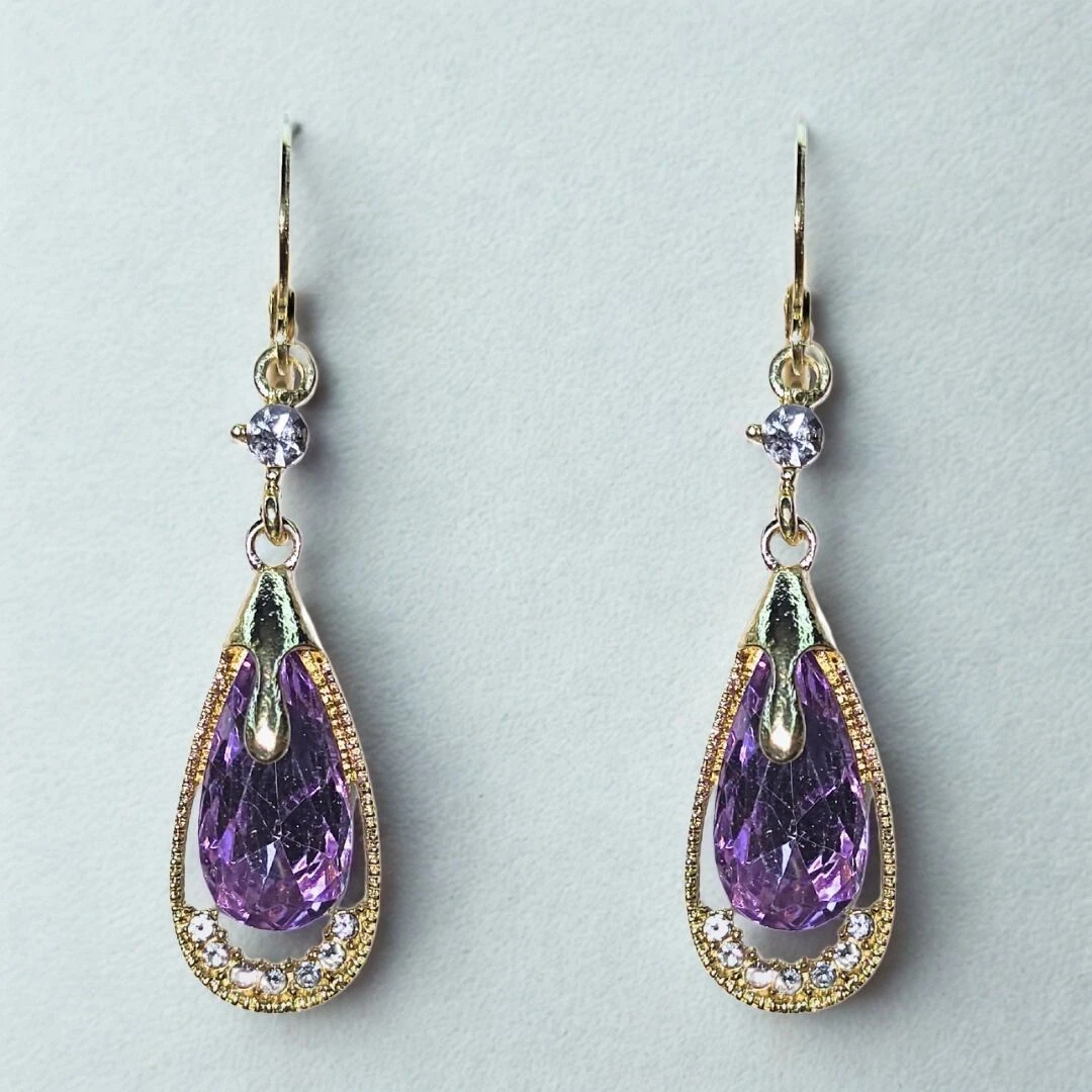 Tahaniya Tear Drop Korean Earrings Drops & Danglers view 3
