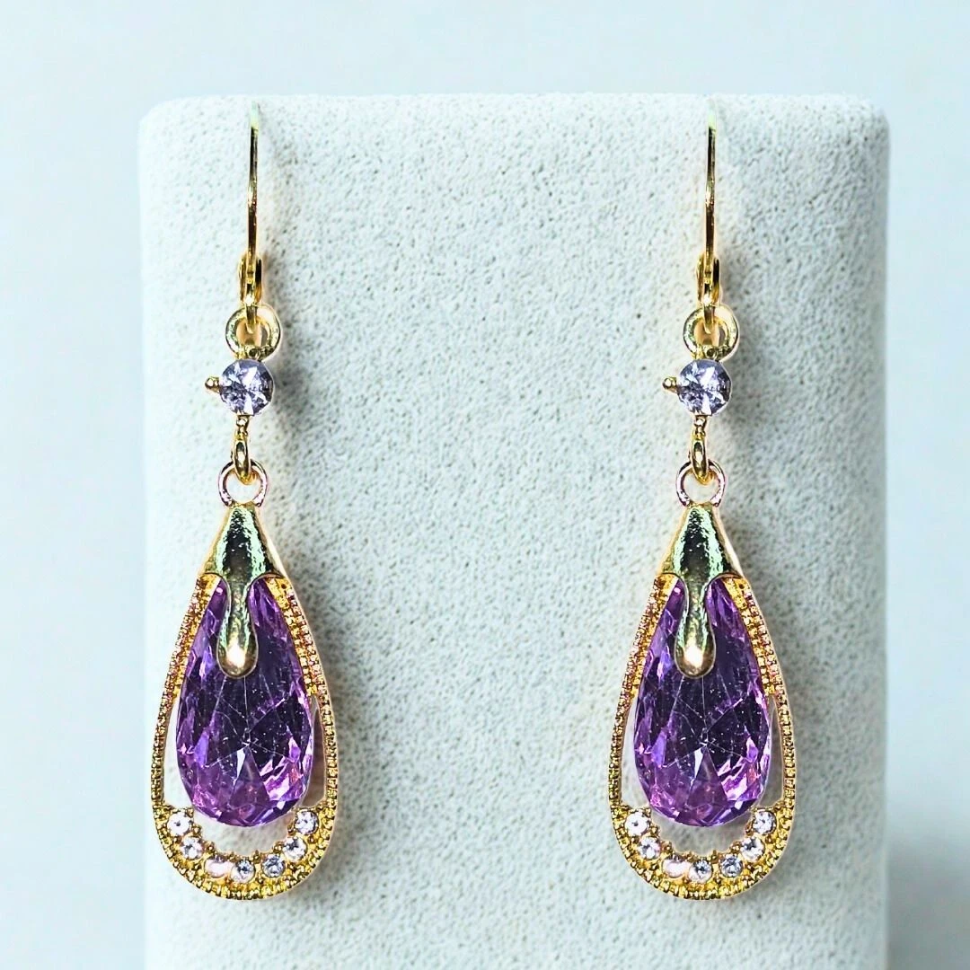 Tahaniya Tear Drop Korean Earrings Drops & Danglers view 4