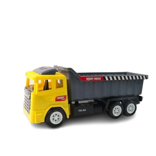 Jumbo Size Back Side Openable Dumping Platform Lorry Toy for Kids 3 4 5 6 7 8 Years Old Kids | Big Size Dump Truck Toys for Boys | Play Construction Vehicle (Yellow) view 1