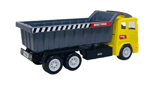 Jumbo Size Back Side Openable Dumping Platform Lorry Toy for Kids 3 4 5 6 7 8 Years Old Kids | Big Size Dump Truck Toys for Boys | Play Construction Vehicle (Yellow) view 2