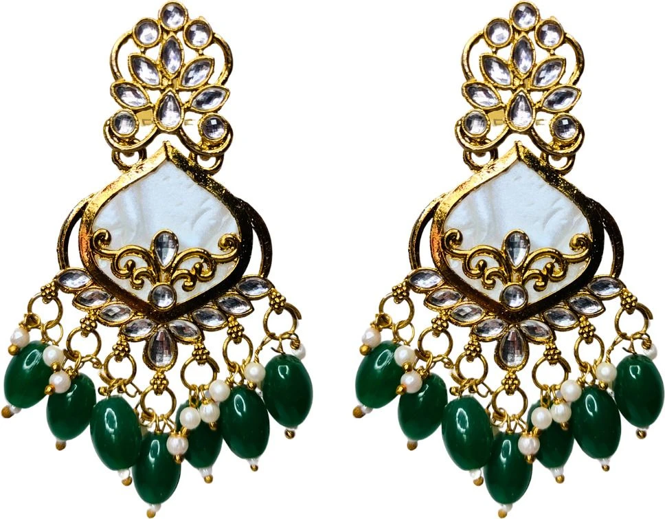 Tahaniya Vintage Chandelier Earrings Chandbali Earring view 1