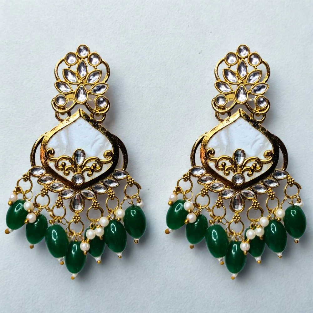 Tahaniya Vintage Chandelier Earrings Chandbali Earring view 3