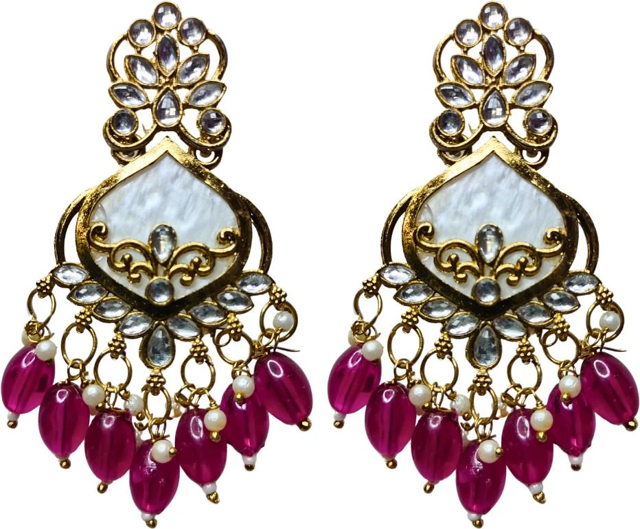 Tahaniya Vintage Chandelier Earrings Chandbali Earring view 1