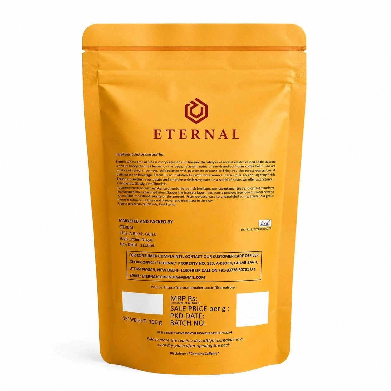 ETERNAL™corp Everyday Assam Tea – Premium Strong Blend with Rich Aroma and Bold Taste, Freshly Packed Indian Chai for Daily Use at Home, Office view 5