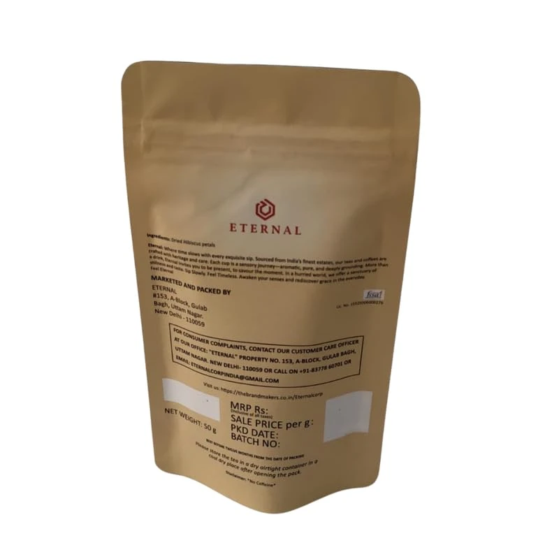 ETERNAL™corp Hibiscus Blossom Tea – Premium Herbal Red Tea | Rich in Antioxidants & Vitamin C | Refreshing Tart Flavour | Caffeine-Free Wellness Drink view 2