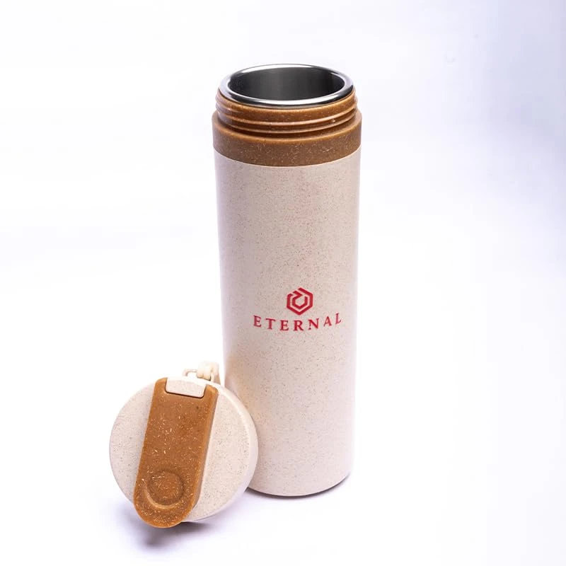 ETERNAL CORP Water Bottle – Sand Castle (Off White) | 600ml Reusable Bottle | BPA-Free, Leak-Proof, Lightweight | Perfect for Office, Gym, Travel & School view 2