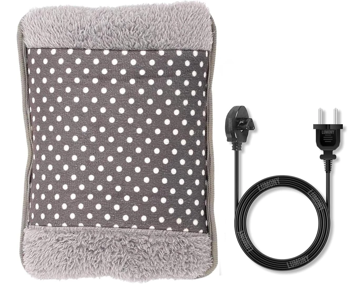 Design Studio Hot Water Bag Heating Bag Gel hot Water Bag hot bags for pain relief hot water bags electric hot pack heat pad electric for pain relief electric heating pad for back pain Men & Women with Charging Cord-Multicolour (Velvet Bag) view 1
