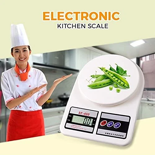 Design Studio Multipurpose Portable Electronic Digital Weighing Scale Weight Machine (10 Kg - LED Back Light Display) view 3