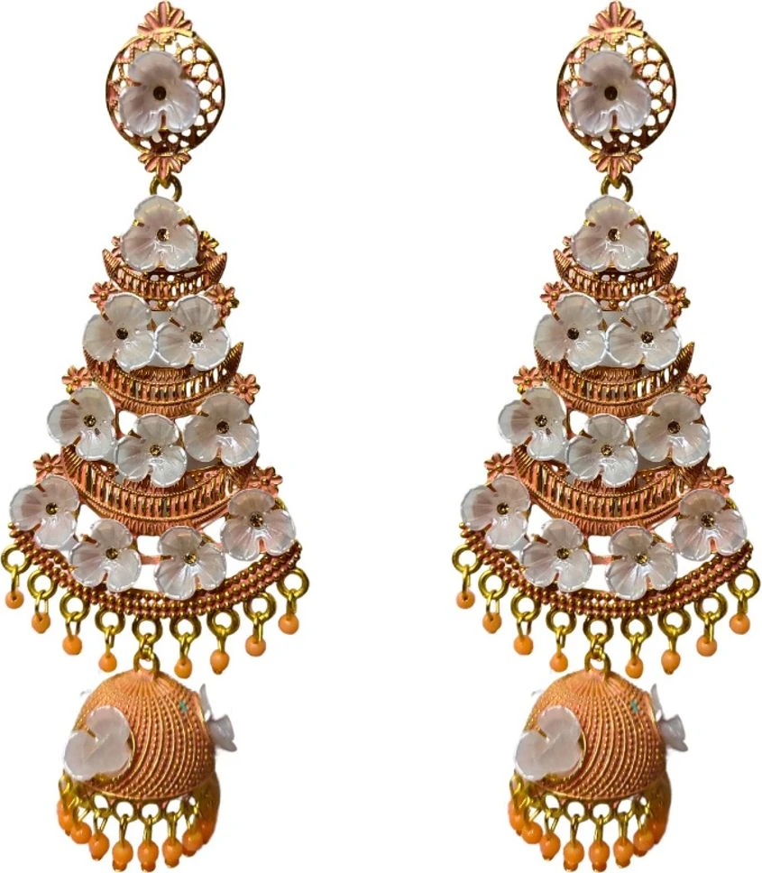 Tahaniya Sonrika Bloomed Jhumkas Jhumki Earring view 1