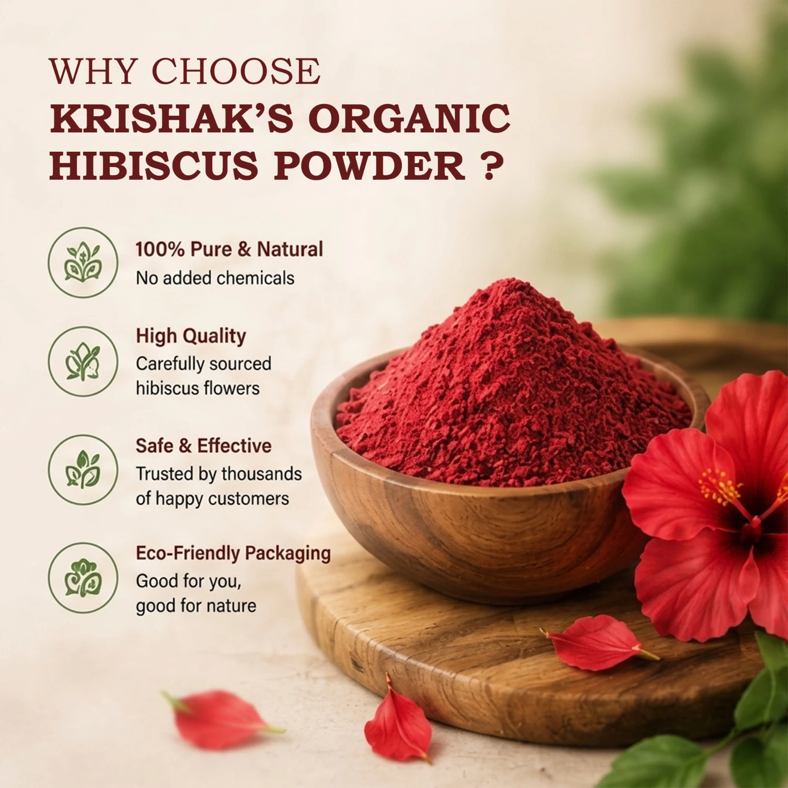 Krishak Organic Hibiscus Powder view 3
