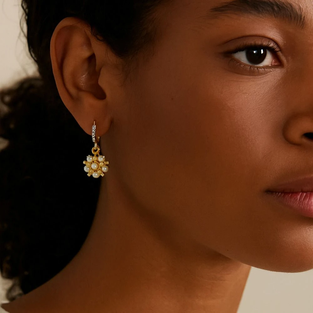 Tahaniya Hwayang Drop Gleam Korean Style Earring Drops & Danglers view 2