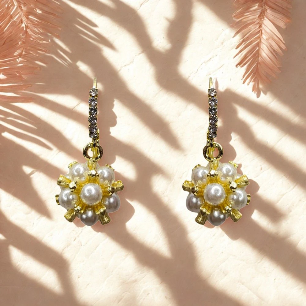 Tahaniya Hwayang Drop Gleam Korean Style Earring Drops & Danglers view 4