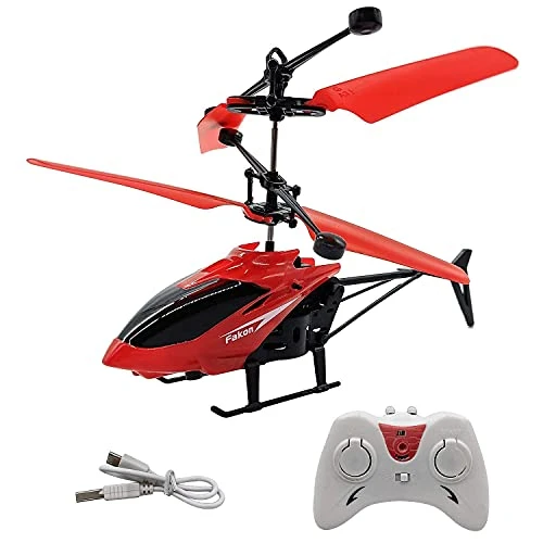 Remote Control Helicopter with USB Chargeable Cable for Boy and Girl Children's - Pack of 1 (Red) view 6