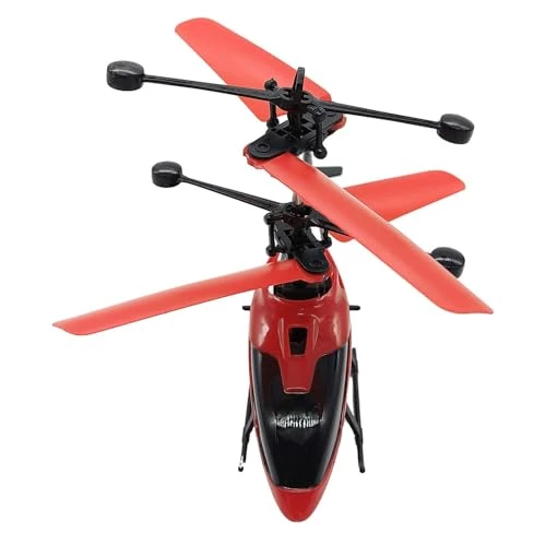 Remote Control Helicopter with USB Chargeable Cable for Boy and Girl Children's - Pack of 1 (Red) view 1