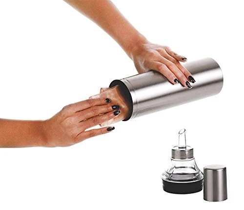 Stainless Steel Oil Dispenser - 1 Litre, Silver, Stainless Steel view 3