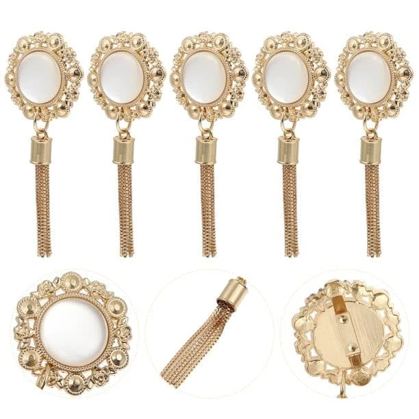 ​divine Craft Metal Tassel Turn-Lock Handbags, - Pack of 1, Gold view 8