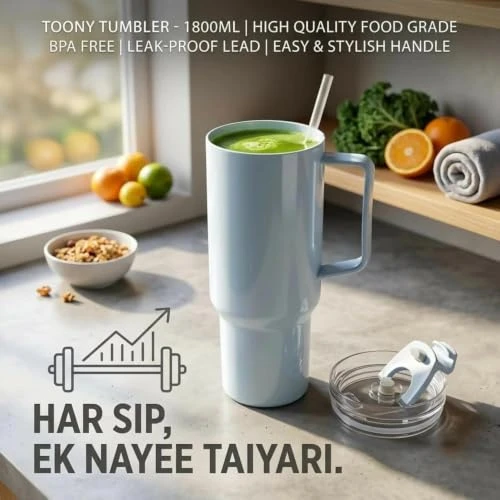 1800 ML Toony Tumbler Straw Large - 1800 ML view 3
