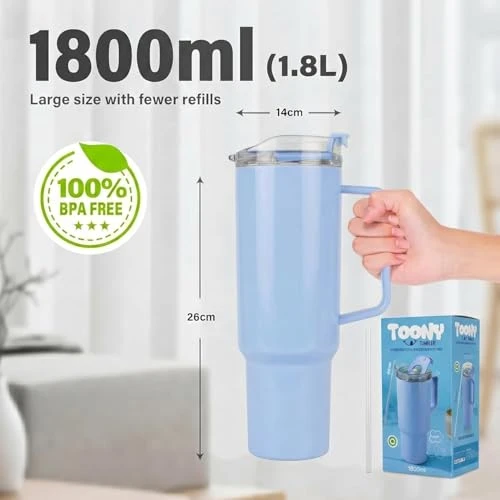 1800 ML Toony Tumbler Straw Large - 1800 ML view 6