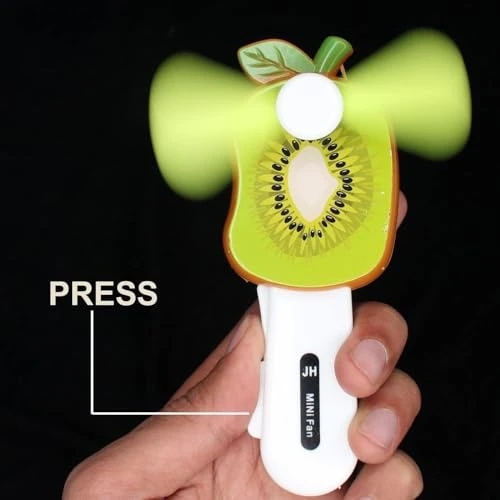 Manual Hand Press Fruit Fan Toy view 5