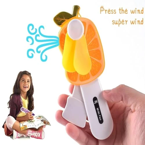 Manual Hand Press Fruit Fan Toy view 8