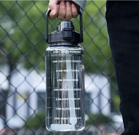 Water Bottle - 2 L, Black, Leak Proof view 1