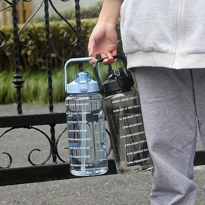 Water Bottle - 2 L, Black, Leak Proof view 5