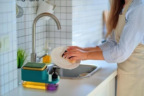 Soap Dispenser - Pack of 1, Plastic, 3 in 1 view 2