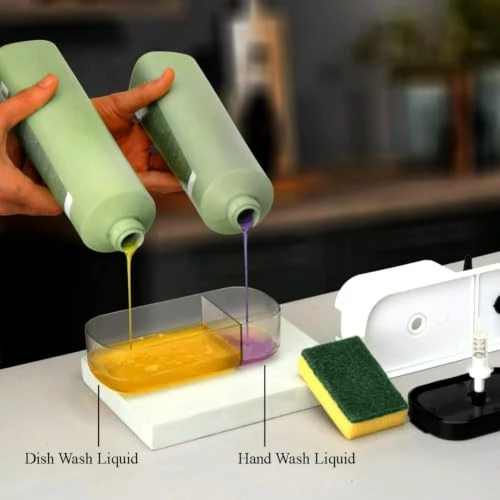 Soap Dispenser - Pack of 1, Plastic, 3 in 1 view 4