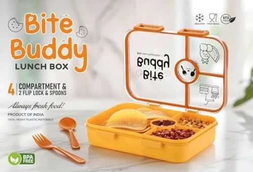 Bite Buddy Lunch Box Leakproof Multicolor - Multicolor view 5