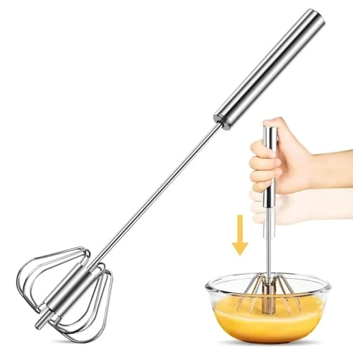 Manual Hand Blender - Silver, Stainless Steel view 2