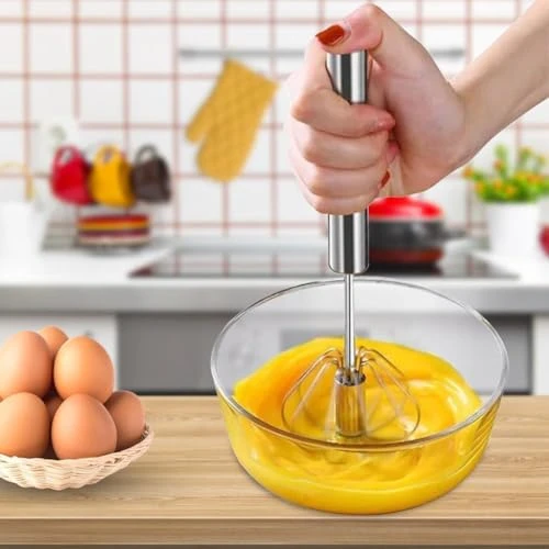 Manual Hand Blender - Silver, Stainless Steel view 4