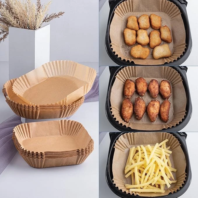 100 Pcs Air Fryer Paper Sheets, - 100 Pcs view 3