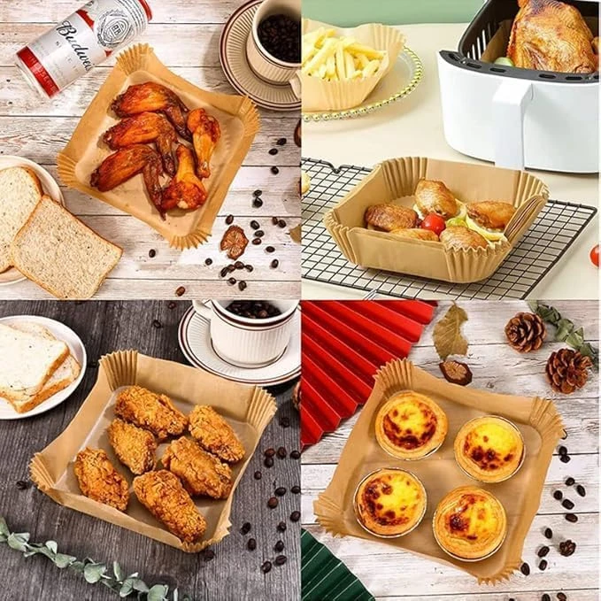 100 Pcs Air Fryer Paper Sheets, - 100 Pcs view 7