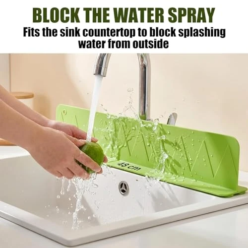 2PCS X 48CM Silicone Sink Splash - 2pcs, Silicone, Waterproof view 6