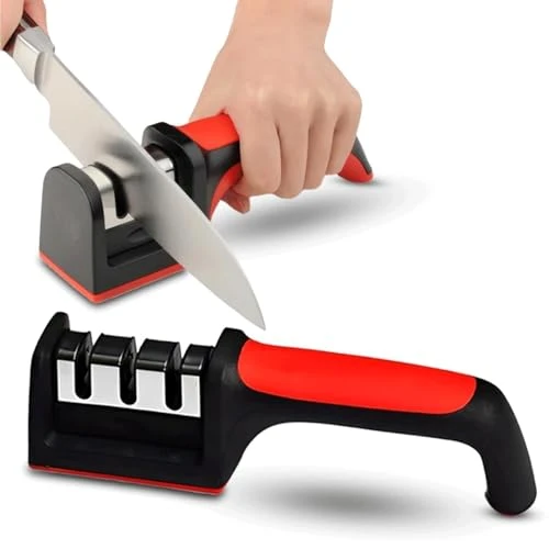 Manual Knife Sharpener Tool 3-Stage System - Pack of 2 view 2
