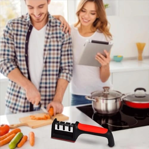 Manual Knife Sharpener Tool 3-Stage System - Pack of 2 view 3