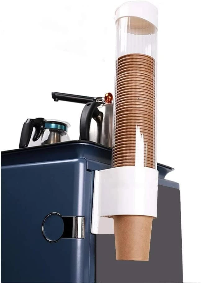 Self Adhesive Paper Cup Glass Dispenser - Self Adhesive, Plastic view 4