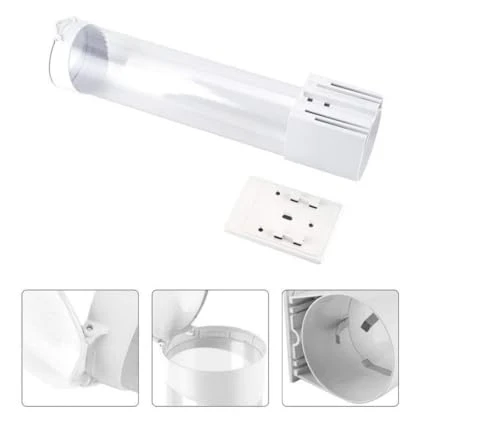 Self Adhesive Paper Cup Glass Dispenser - Self Adhesive, Plastic view 5