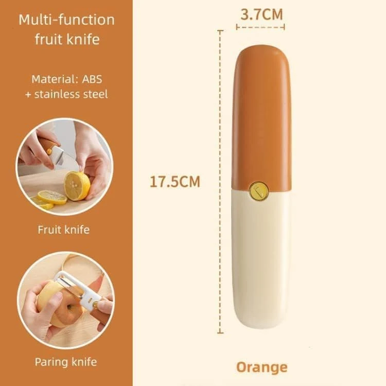 Kitchen Peeler - 2 in 1, Stainless Steel, Portable view 4
